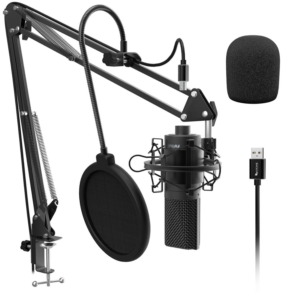 Kit microfono podcasting fifine