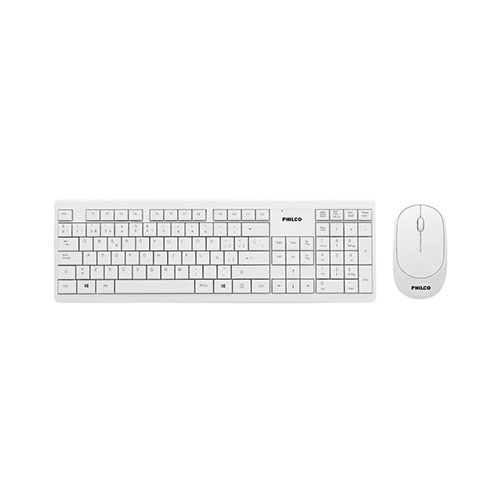 Kit teclado + mouse inalambrico spt6314 blanco